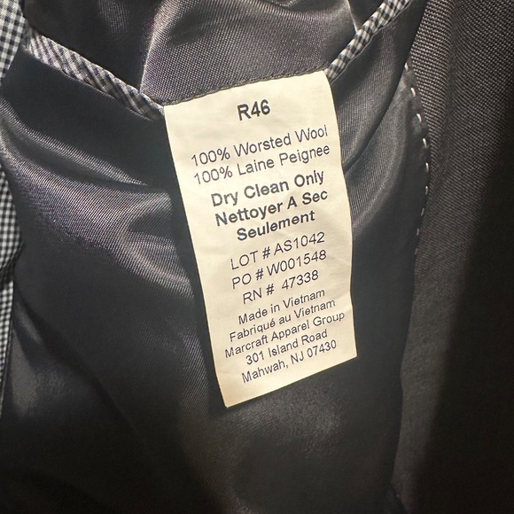 Tommy Hilfiger R46 Gray Suit Jacket - Picture 5 of 7